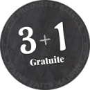 3 plus 1 gratuite