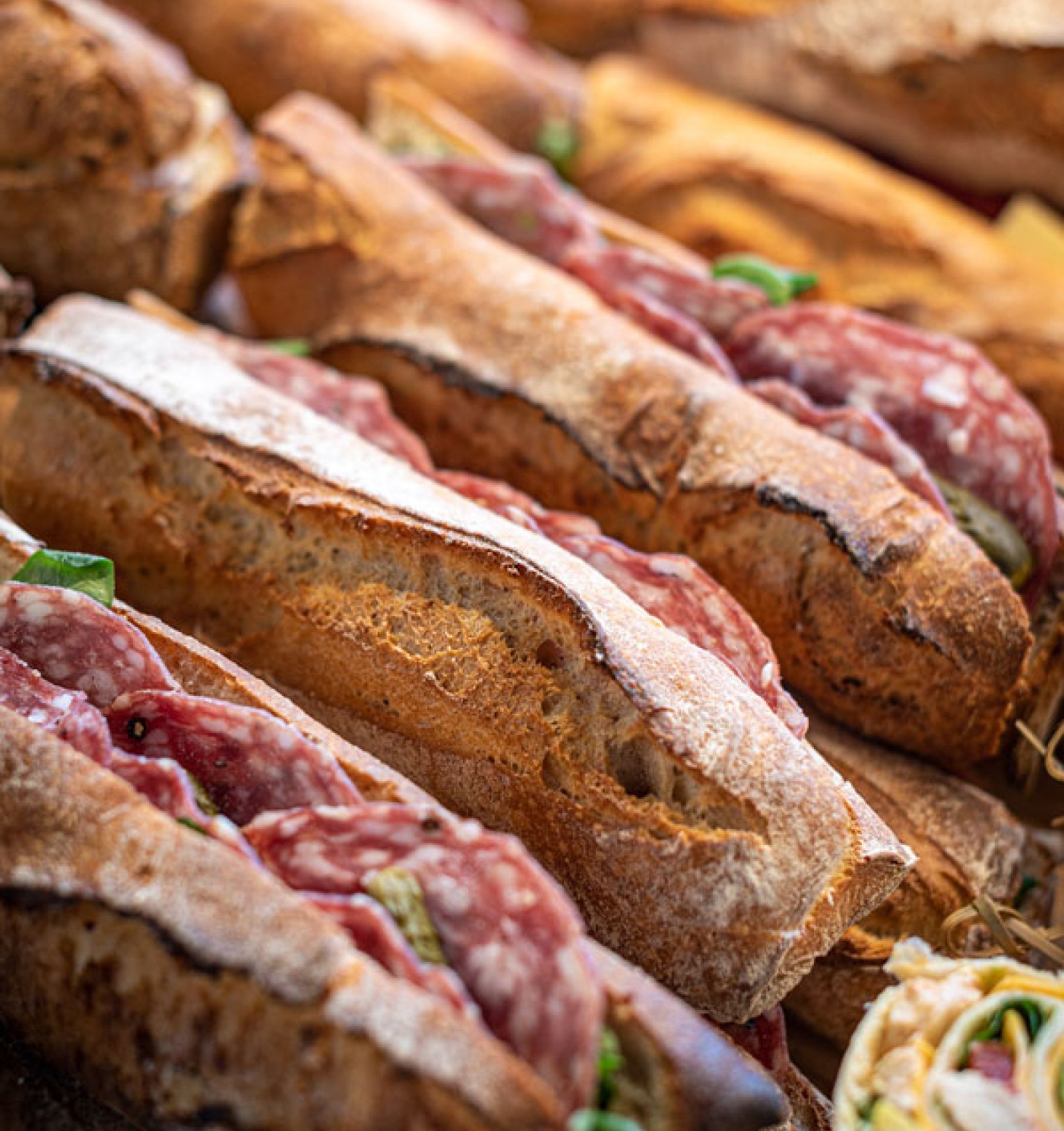 sandwich, saucissons