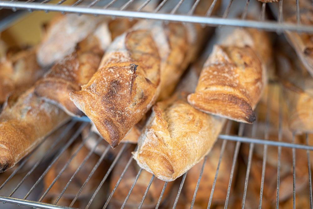 Baguettes avec plusieurs cuissons